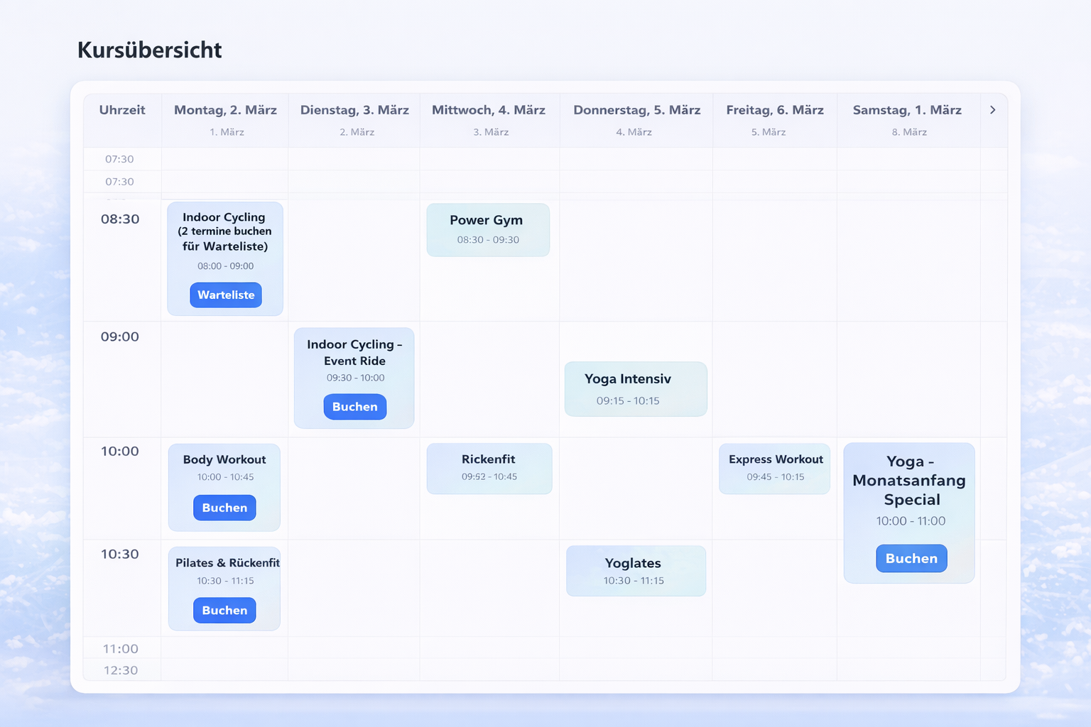 PLAEVIO Mobile Ansicht